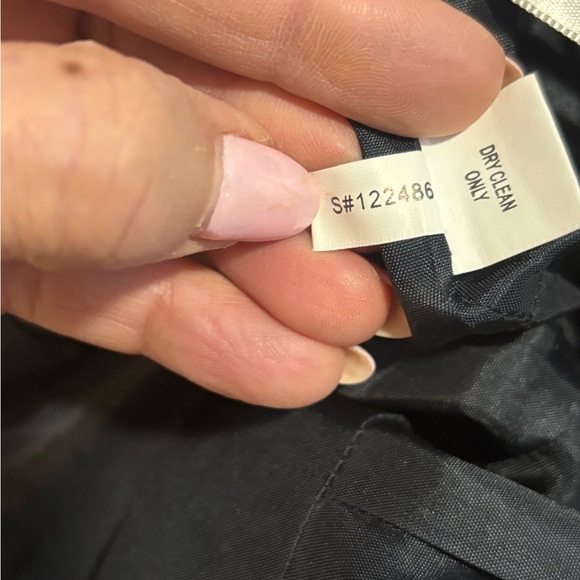 KAY UNGER NAVY BLUE 100% SILK OVER LACE KEY HOLE MIDI PARTY DRESS FIT & Flare 8 - Picture 9 of 14